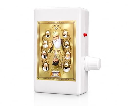 Image of Sikh Mantra Chanting Box with Glowing Front Picture | 14-in-1 Waheguru Simran & Gurbani Audio Player | Ek Onkar Meditation Speaker for Home, Temple, Office & Peaceful Devotion