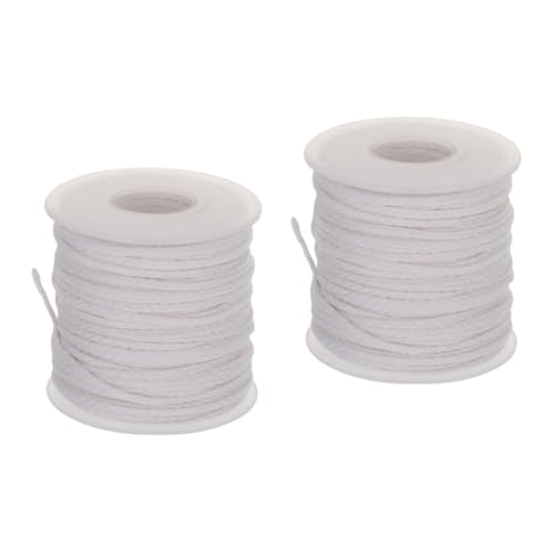 2 rollos de mechas para velas de algodón natural