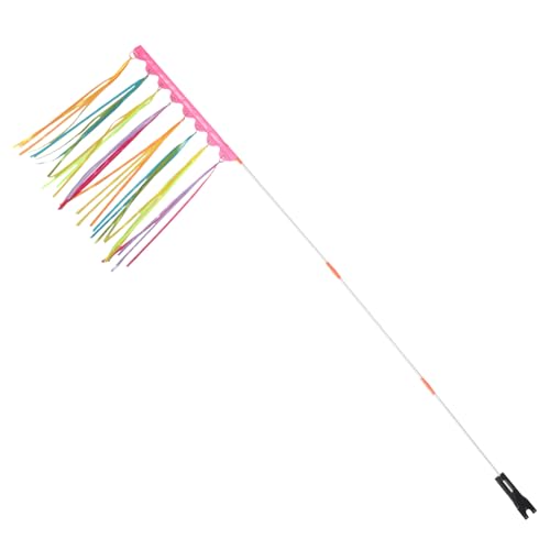 Toddmomy Bike Safety Flag Kit with 37cm Pole – High Visibility Pink Ribbon Flag for ’ Bikes and Trailers – Cycling Safety Accessory for Outdoor Riding and Enhanced Protection