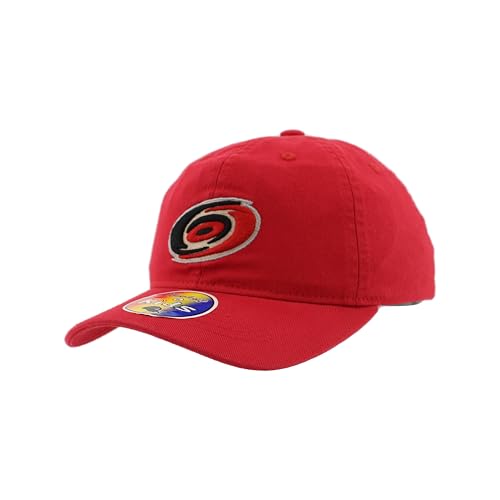 Carolina Hurricanes NHL Officially Licensed Youth Adjustable Hat Scholarship Icon Team Color