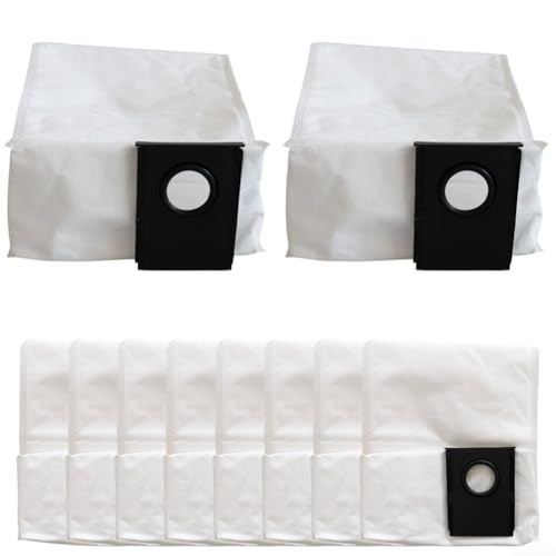 Lot de 10 sacs d'aspirateur en tissu non tissé pour aspirateur Eureka J15 Evo Ultra, grande capacité, sacs jetables, sacs filtrants, accessoires pour...