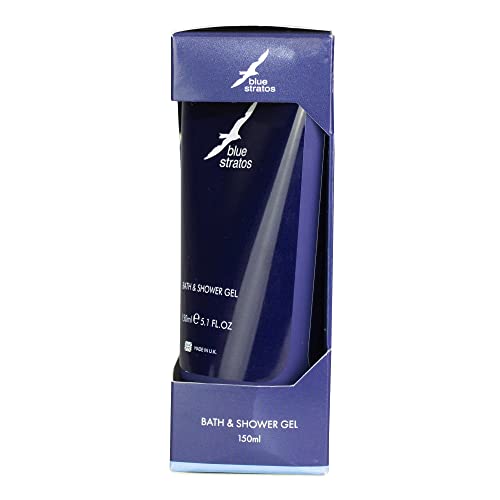 Blue Stratos Gift Set Containing 150ml Bath and Shower Gel and 150ml Deodorant Body Spray - Image 5