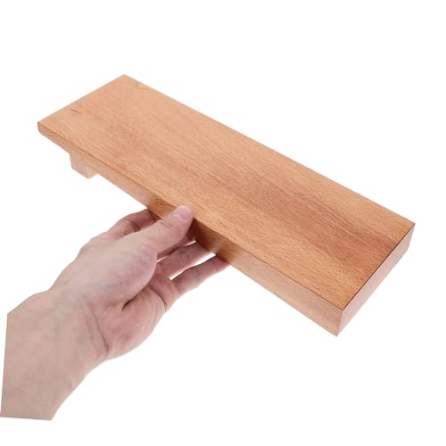 Plato para sushi y sashimi de madera color beige miniatura 6