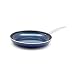 Blue Diamond Nonstick Toxin Free Aluminum Ceramic Safe Open Fry Pan, 12", Blue