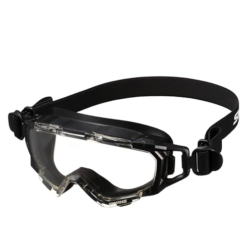 SWANSレスキューゴーグル[SS-7000CL] BLK [傷がつきにくく曇りにくいハイスペック仕様の保護ゴーグル]