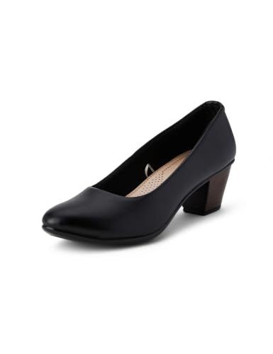 Image of ELLE Women Slip-On Pumps with Block Heel