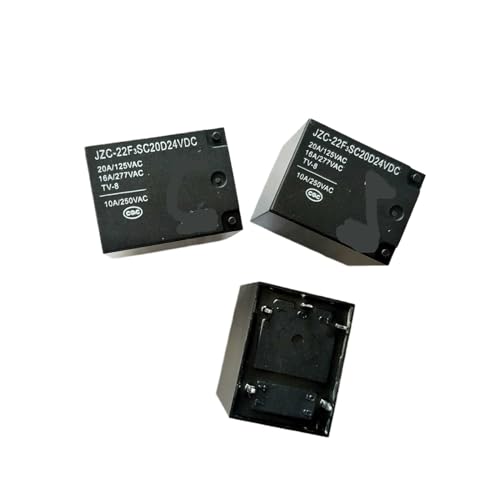 Relé JZC-22F3SC20D12VDC de alta calidad y 5 pines para reparar placas electrónicas de casa