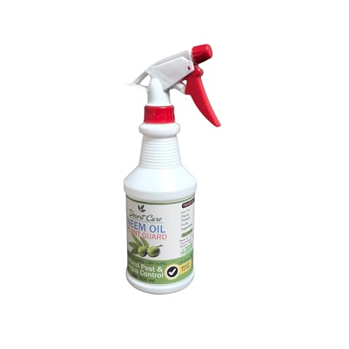 Desert Care Pure Neem Oil Ready to Use Spray for Pest and Fungus Control 500ml Water Soluble Plant Protection Spray for Indoor Balcony and Garden Plants Removes Mealybugs