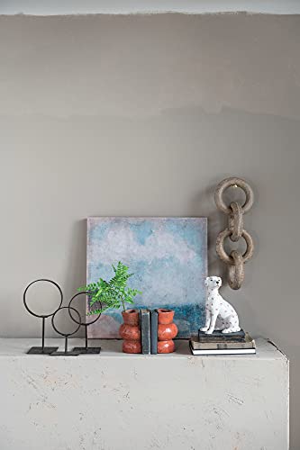 Creative Co-Op Canvas W Wood Frame Wall Décor, Multicolored #TOP2