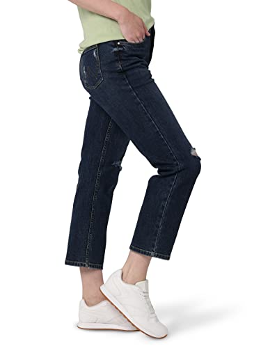 Wrangler womens High-rise Rodeo Straight Leg Crop Jean2