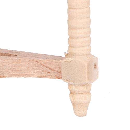 Mini Wooden Dollhouse Accessories, 1:12 Scale Miniatures Dollhouse Furniture For Diy Dollhouse Living Room Mini Toy Wood Table With Drawer Bookcase For Bedroom Simulated Accessory #TOP2