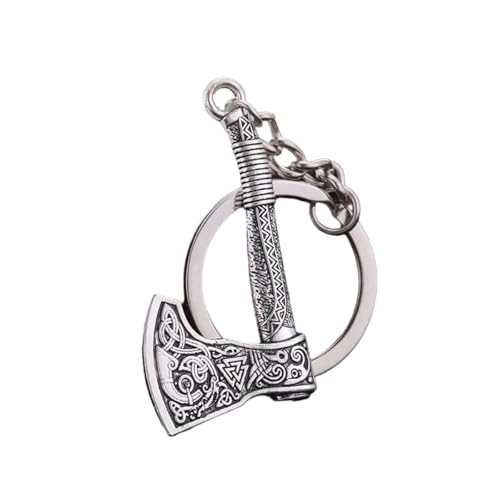 DEINDEIMI New 2025 Vintage 3D Slavic Axe Perun's Charm Key Chain Symbol Of Norse Viking Amulet Celtics Knot Men's Keychain Gift With For You Jewelry Fashion Accessories Creative Gift