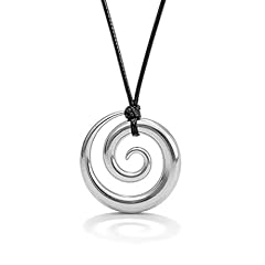 B4:silver circle necklace