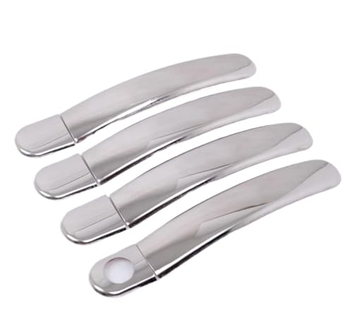 Compatible For VW Golf 4 Jetta4 Mk4 Passat B5 Bora Polo Skoda Octavia 4pcs Stainless Steel Chrome Door Handle Cover