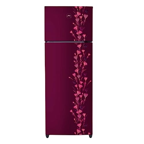 Image of Godrej 244 L 2 Star Inverter Frost Free Double Door Refrigerator (RT EONVALOR 280B RCIT TL WN, Tulip Wine, Nano Shield Technology,2023 Model)
