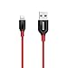 Produktbild Anker Powerline+ 0,9m Lightning Kabel iPhone iPad Ladekabel Nylon kompatibel mit iPhone X/ 8/8 Plus/ 7/7 Plus/ 6s/ 6/6 Plus/ 5S/ 5/ iPad usw. (Rot)