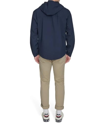 Image of Tommy Hilfiger Mens Soft Shell Hooded Raincoat