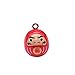 Milisten Daruma Bells Miniature Giocattoli Bambola Daruma Buona Fortuna Ciondoli Pendenti Bomboniere Regali