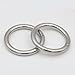 ZJYSMH Steel Ring,Stainless Steel o Rings, 1pcs 304 Stainless Steel Big O Ring 70/90/100/120/180/200mm Outer Diameter 8/10/12mm Thickness Strapping Welded Round Rings(8X200(1pcs))