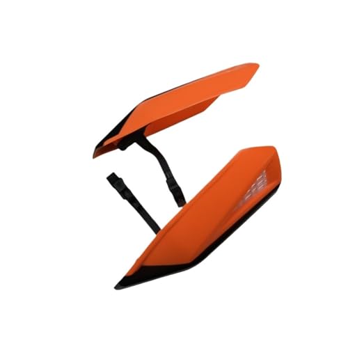 Protège mains guidon moto universel orange accessoire de protection pour Harley et routière