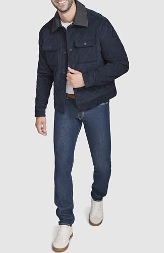 Cole Haan Men's Diamond Quilt Corduroy Barn Jacket2