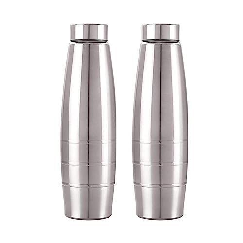 Image of Vinoth Global Enterprise-1000 Stainless Steel Water Bottle, 1000 ml, Silver | Leak Proof | Office Bottle | Gym Bottle | Home | Kitchen | Hiking | Treking Bottle | Travel Bottle (1)