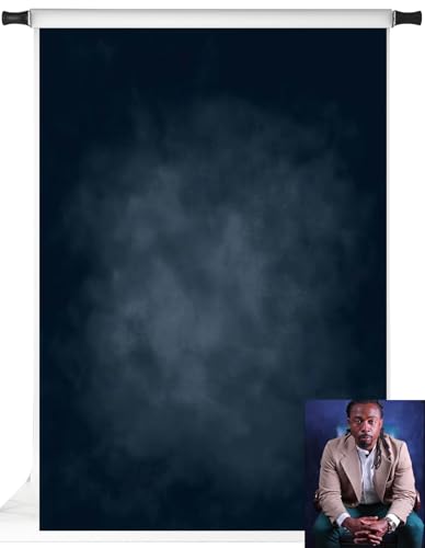 Kate Dark Blue Abstract Microfiber Photography Backdrop