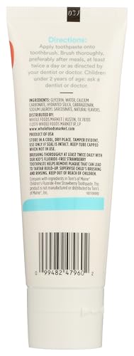 37% Off 365 Whole Foods Kid's Fluoride-Free Toothpaste - Image 2