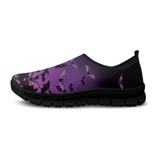 Image of Womens Slip On Walking Shoes Non Slip Loafer Breathable Holiday Travel Shoe Lightweight Casual Low Top Sneakers SizeUS 5.5-11.5