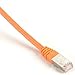 Black Box CAT5e 100-MHz Shielded, Solid Backbone Cable with Foiled Twisted Pair (FTP), Plenum, Orange, 30-ft. (9.1-m)