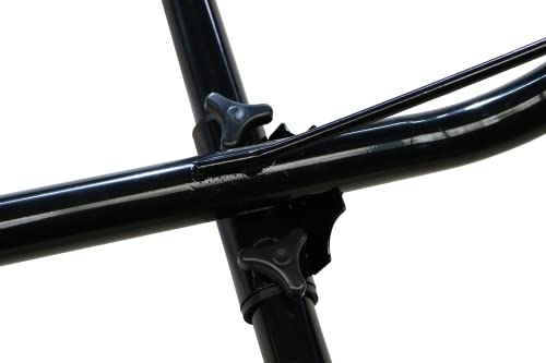 Support hamac réglable acier noir structure autoportante télescopique CAO - 6