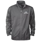 Dunbrooke NFL Seattle Seahawks Appex Mens Lightweight Softshell Full Zip Jacket | Embroidered Team Logo, Graphite, MD