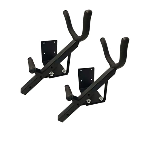 ZQEUXBE 2Pcs Alto Tenor Saxophone Wall Mount Stand Hanger Metal Adjustable Alto Tenor Saxophone...