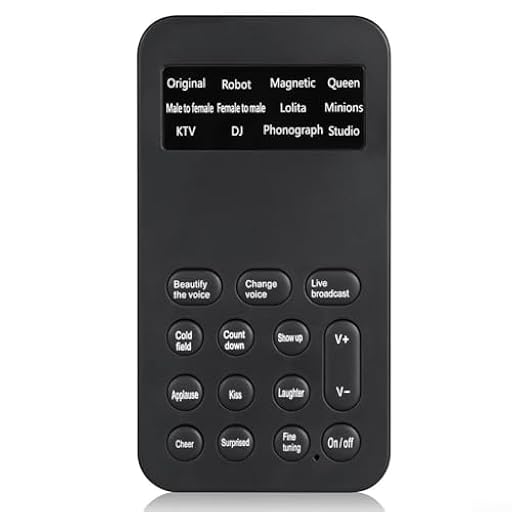 Procesador de efectos de voz para cambios dinámicos de audio en juegos y llamadas Construcción ABS en factor de forma compacto | Ya disponible en tu tienda friki favorita! En mundofriki.es! Procesador de efectos de voz para cambios dinámicos de audio en juegos y llamadas Construcción ABS en factor de forma compacto | Ya disponible en tu tienda friki favorita! En mundofriki.es!