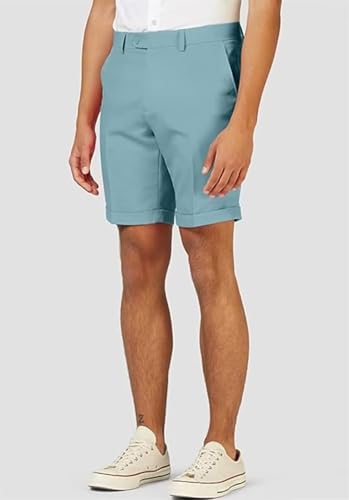 Netsky Mens Suit Shorts Suits for Men 2 Piece Slim Fit Tuxedo Summer Casual Suit for Men Prom Beach Wedding3