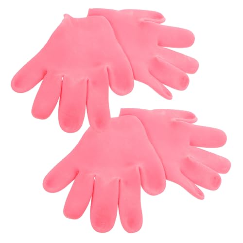 TOVINANNA Guantes Hidratantes De Silicona Para Manos Secas, 2 Pares, Talla Única, Uso Nocturno, Para Mujeres, Manos Secas, Guantes Para Dormir