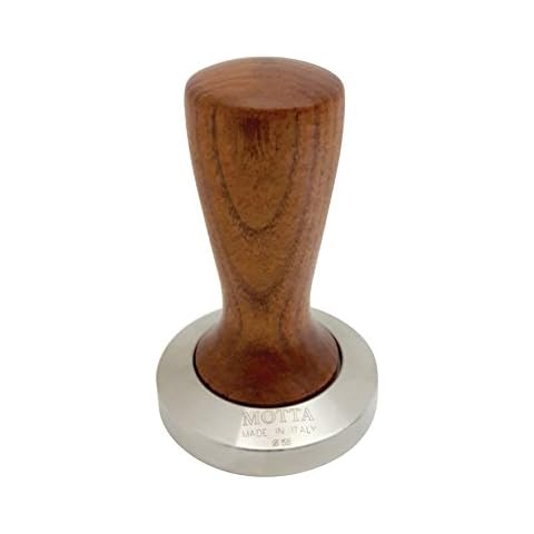 Motta Barista Coffee Tamper with Wooden Handle Cover