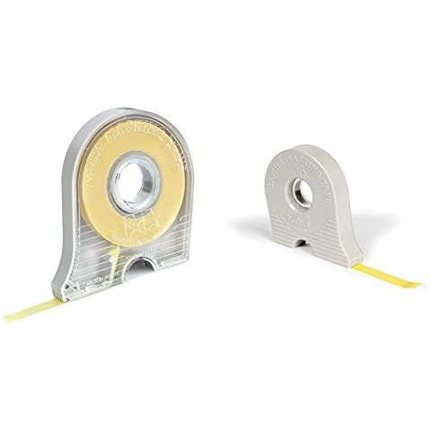Tamiya 300087030 - Masking Tape mit Abroller, 6 mm x 18 m & 300087031 - Masking Tape mit Abroller, 10 mm x 18 m Cover