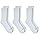 MASH Kit 3 Pares Meias Cano Alto Longa Esportiva Algodão Active Masculina Adulto, 3 Branca, 38-41