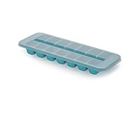 Joseph Joseph Flow - Easy-fill Ice-cube Tray with Lid, Stackable, Large 14 cube capacity