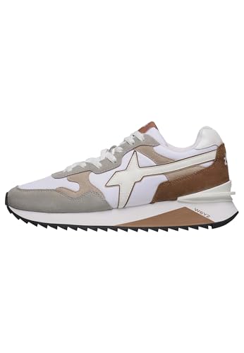 Sneakers en tissu technique de qualité supérieure en daim