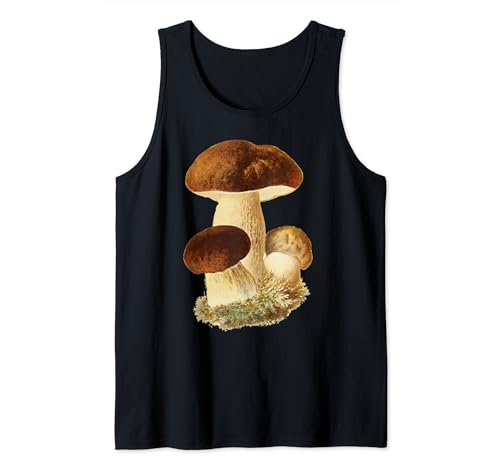 Boletus Edulis Colectores de hongos Micología Camiseta sin Mangas
