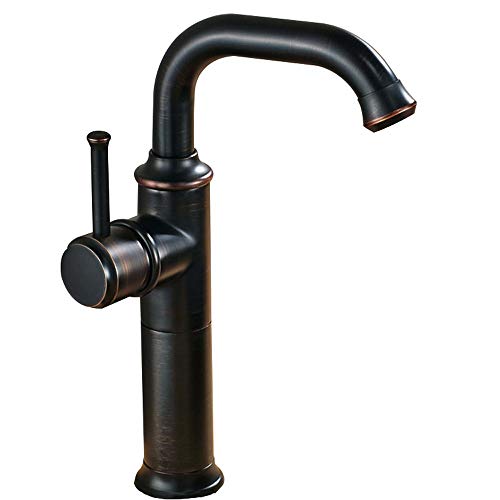 Grifo de bronce de alta gama con material grueso para lavabos exclusivos