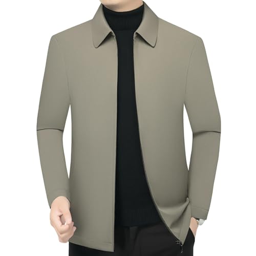 Chaqueta de plumas para hombre diseño negocios premium con cuello vuelto