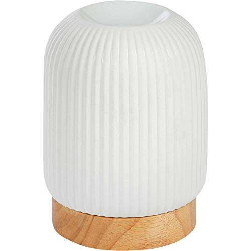 ONVAYA® Duftlampe | Elektrisch | Farbe: Creme weiß | Aroma Diffuser | Aromalampe | Duftstövchen | Modernes Duftlicht (Tommy)
