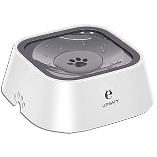 UPSKY No-Spill Pet Water Bowl, Slow Water Feeder, No-Slip Pet Water Dispenser 35oz Feeder Bowl for Dogs and Cats