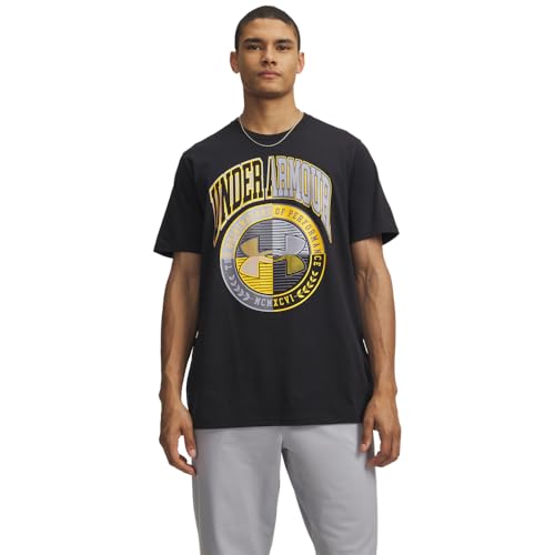 T-shirt Under Armour Varsity Crest pour homme en coton mélangé sport
