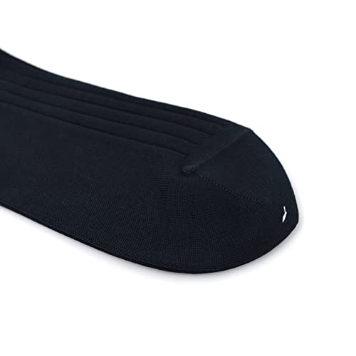 HALISON（ハリソン）『エジプト綿ワイドリブロングホーズ』