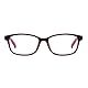 Suertree Myopia Brillen Leichte Kurzsichtigkeit Brille Mode Distanz Brille für Damen Herren Rot -1.5