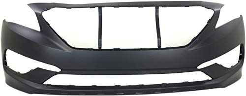 Evan Fischer Front Bumper Cover Compatible with 2015 2016 2017 Hyundai Sonata Standard Type Primed